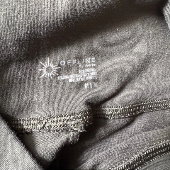 Offline by Aerie Womens M Olive Green High Rise OG Legging‎ Skinny - Picture 3 of 3